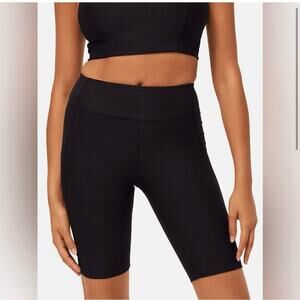 Outdoor Voices Warmup 10” Biker Shorts‎ Black Compression Athletic Casual XS NEW